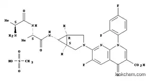 Molecular Structure of 146961-77-5 (Alatrofloxacin mesylate)